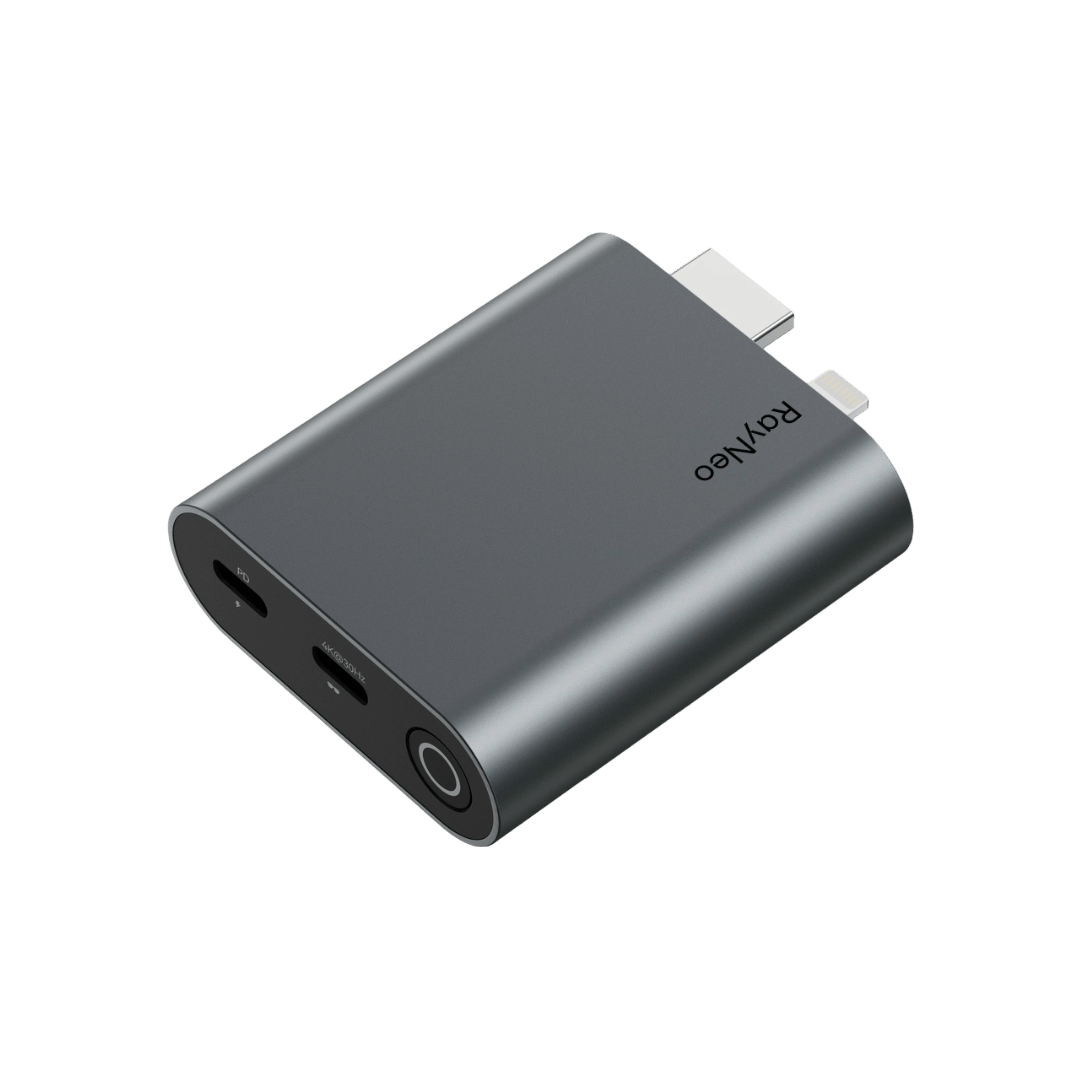RayNeo Air 3s Pro（10月購入）HDMI→USB-C アダプタ HDMI to Type-C and charging adapter for AR Glasses – RayNeo.UK