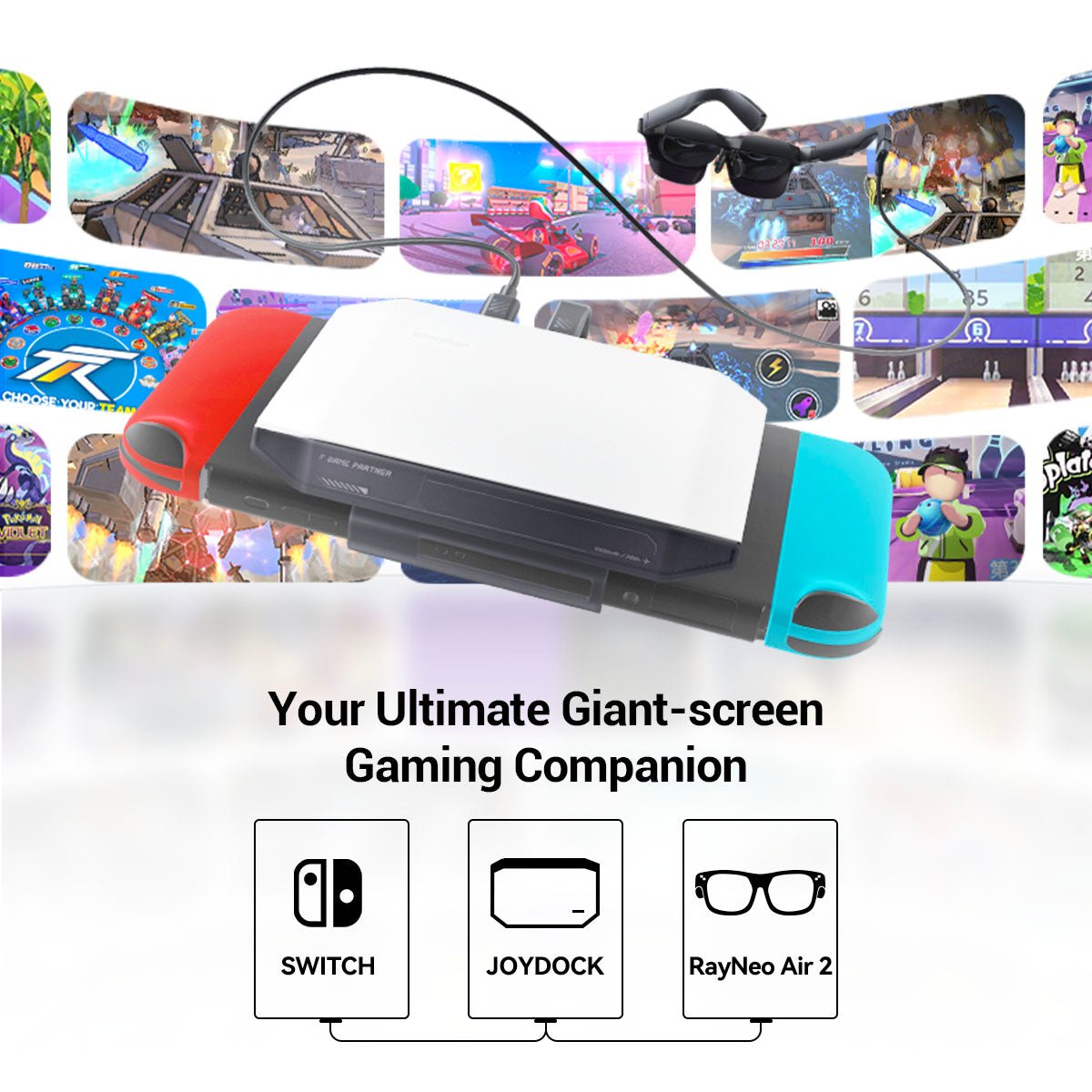 RayNeo JoyDock: Your Ultimate Giant - screen Gaming Companion - RayNeo
