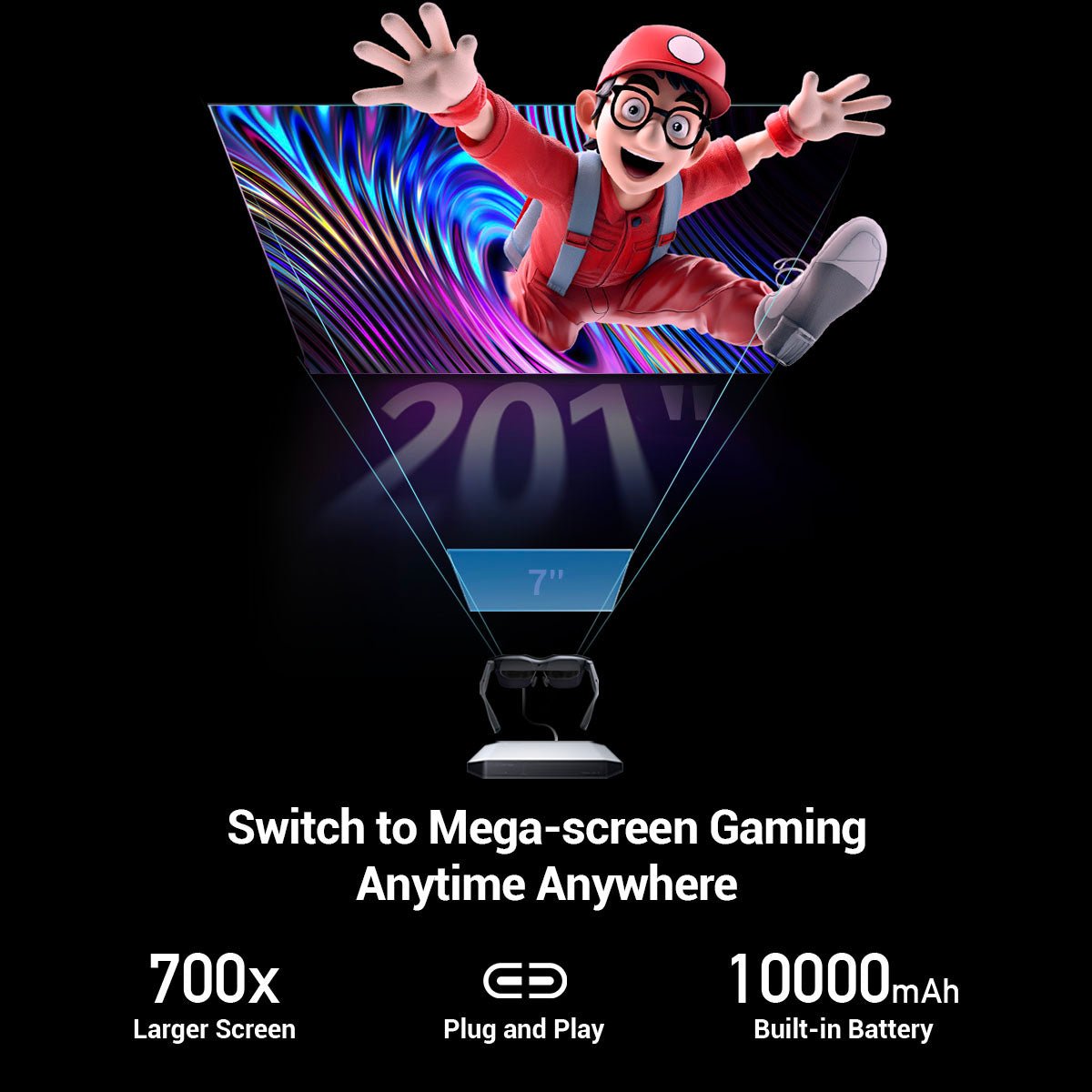 RayNeo JoyDock: Your Ultimate Giant - screen Gaming Companion - RayNeo