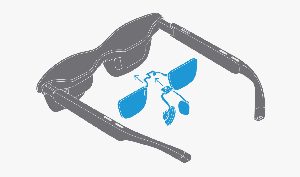 Prescription lens options for RayNeo GT series