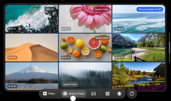 Select Spatial Video